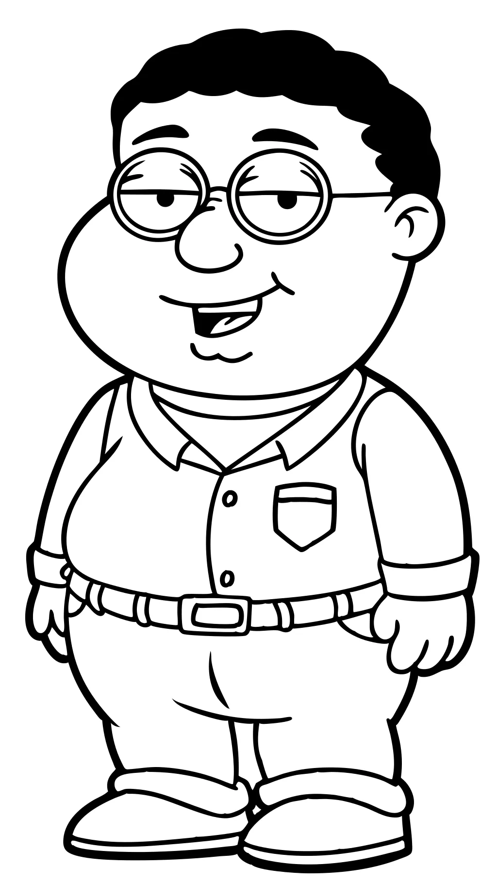 coloring pages for family guy